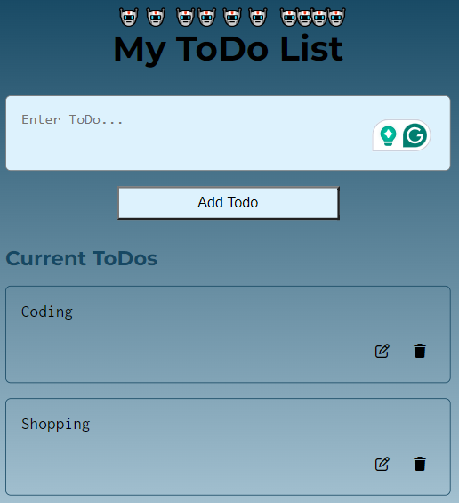 todo-list-app project